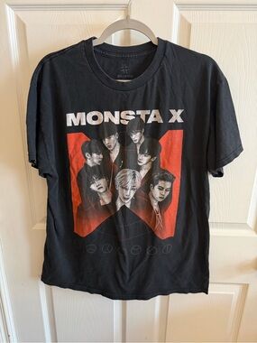 Monsta X Black Band Shirt Large
